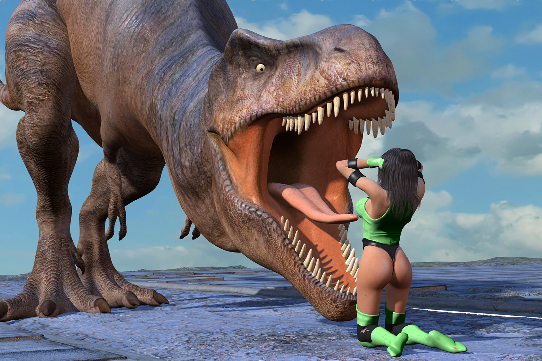 Динозавры женщины. Динозавры пожирают людей. Динозавр из мультфильма. Динозавр рекс.
