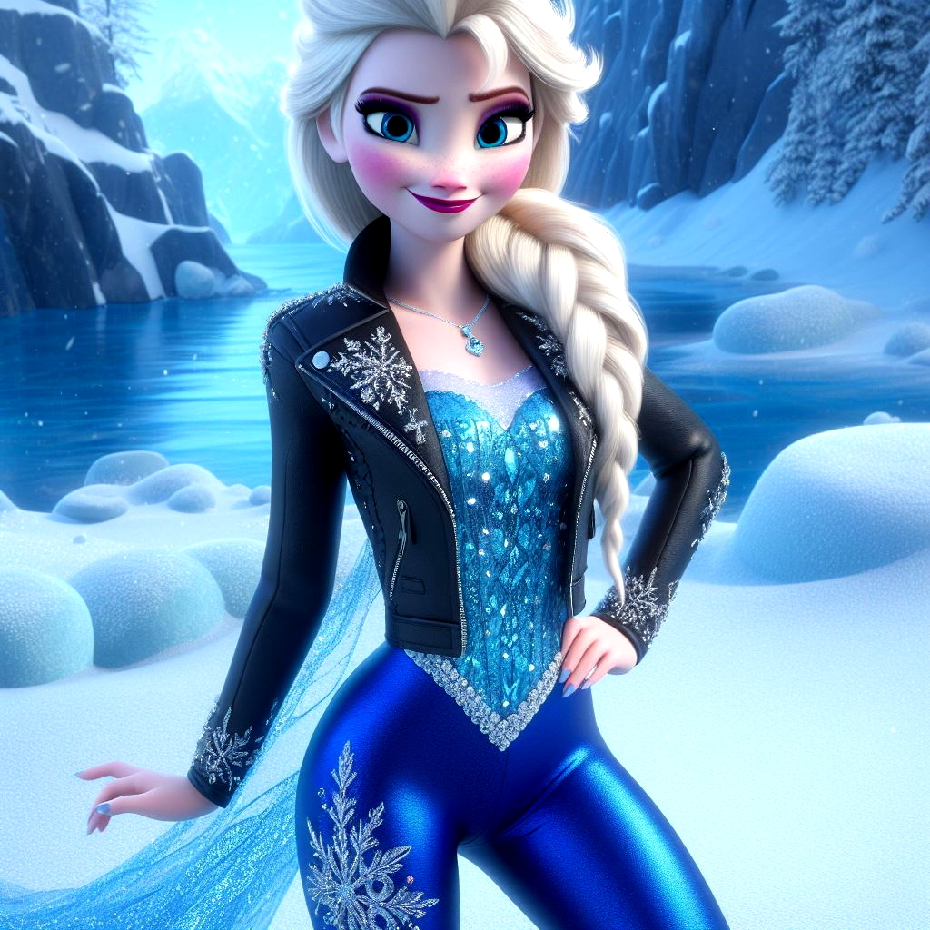 Elsa in the Snow 1 by SofiatheSpaceWizard on DeviantArt