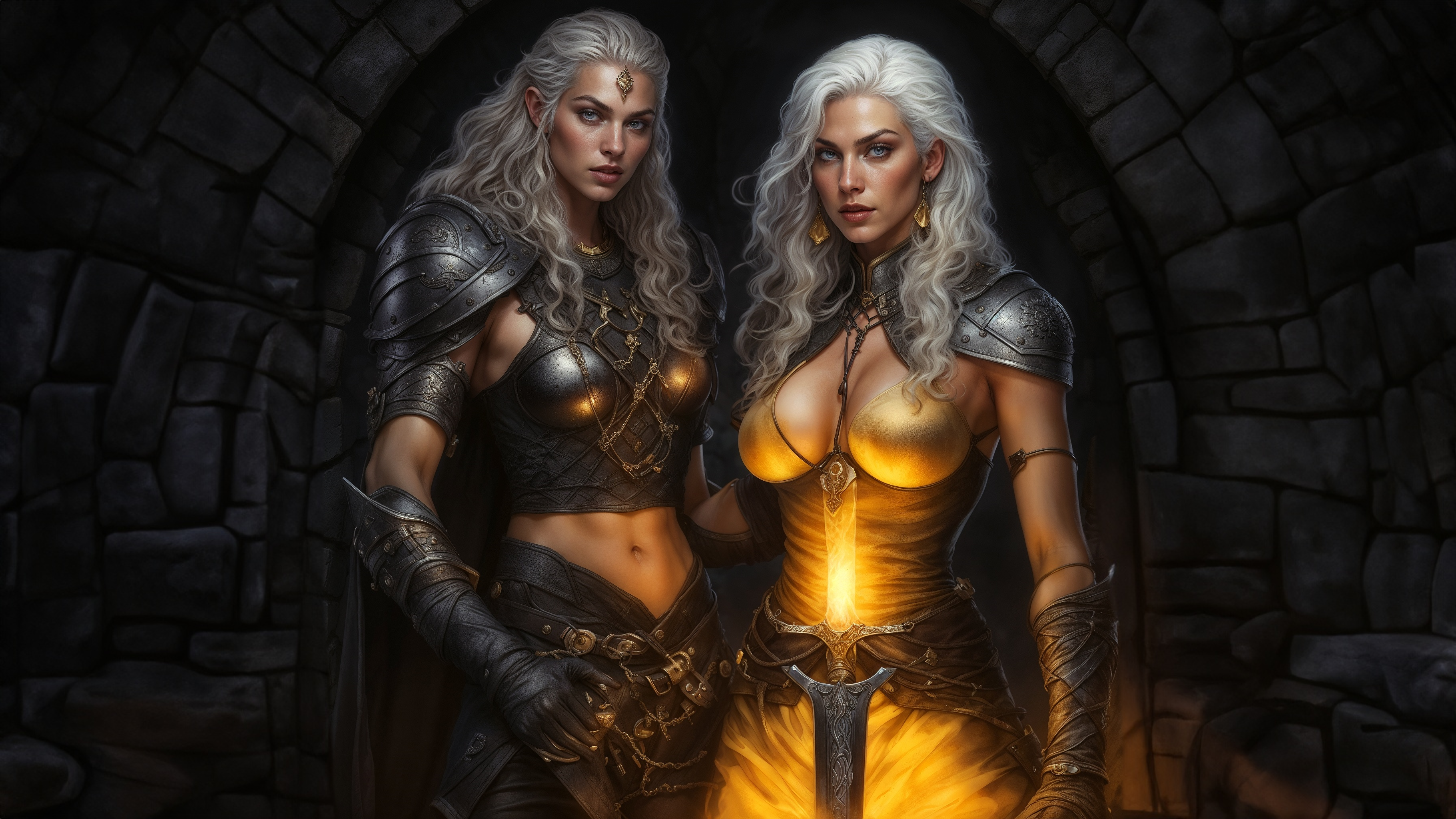 Dagby Deviantart Dungeon Delve with Vilde and Dagny UHD Wallpaper by SofiaofArendelle on ...