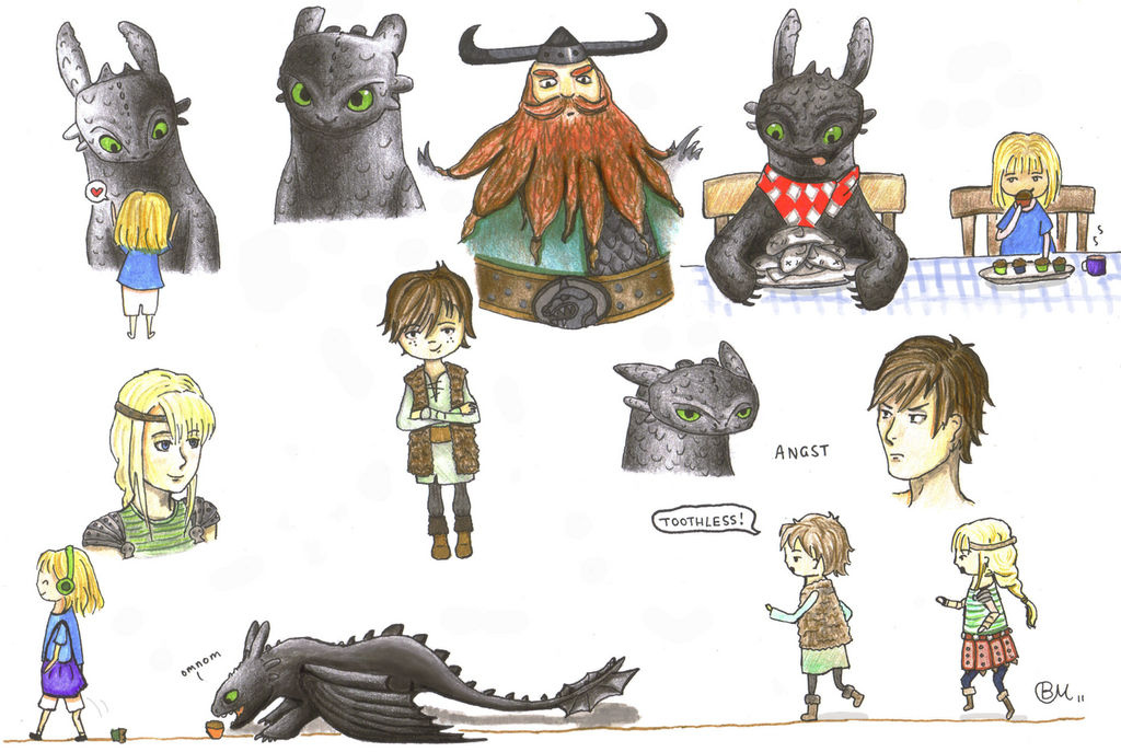 Httyd Sketches By Kirokyn On Deviantart Httyd Sketches By Kirokyn On Deviantart