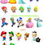 Mario Princesses,Fairies,HOTMK and Babies