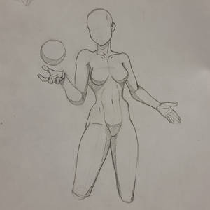 Figure with Sphere