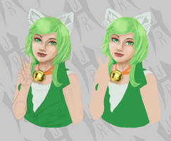 Vocaloid Gumi FaePanic WIP1