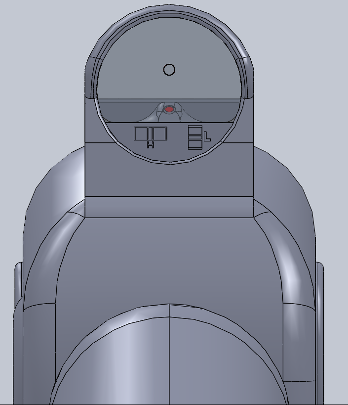 Break reloading assault rifle WIP final red dot