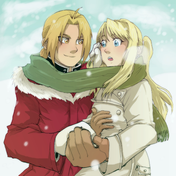 Mittens + Jackets -Ed x Winry by CeruleanSan