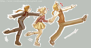 Golden Trio on Ice