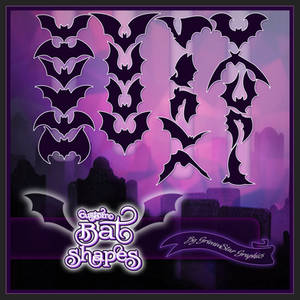 Bat Shapes Preview [GrimmStar Graphics]