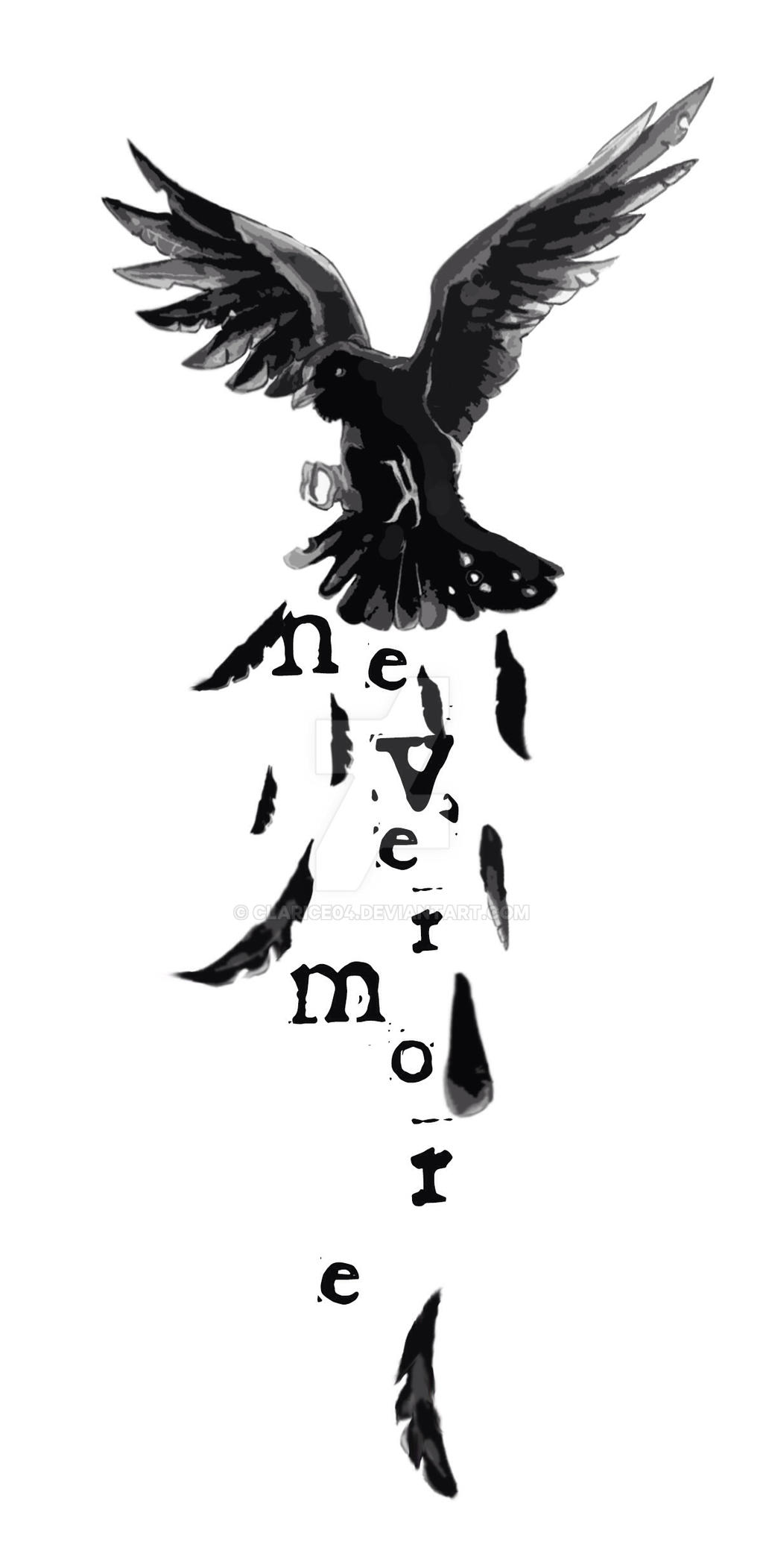 Nevermore Tattoo Concept by Clarice04 on DeviantArt