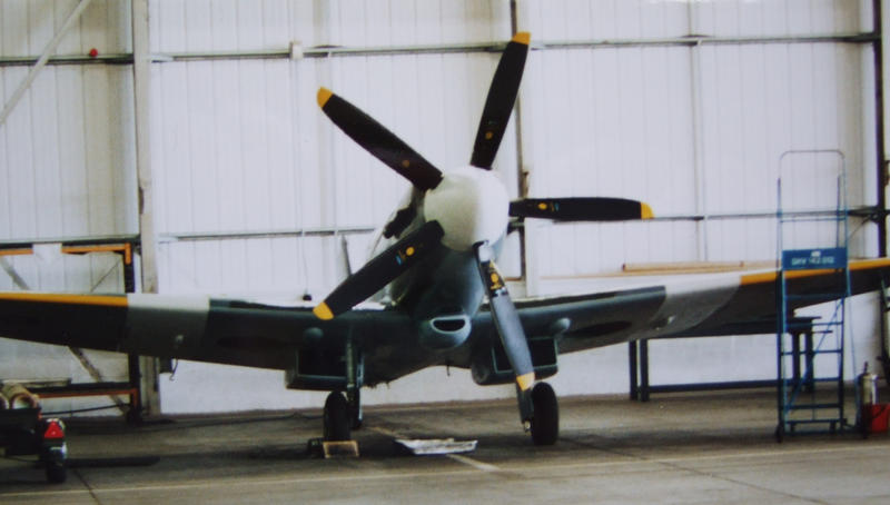 in the bbmf hanger mkX1X