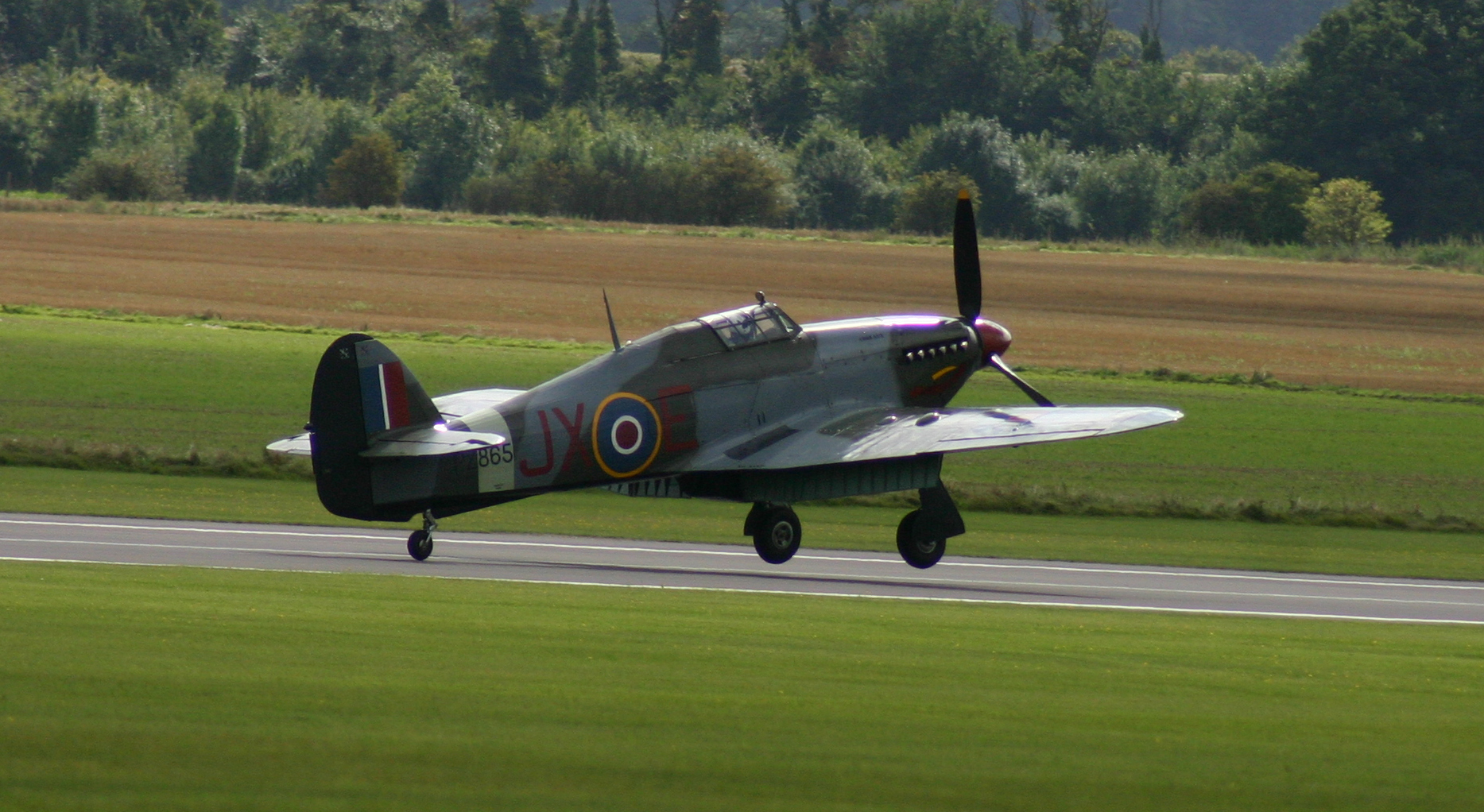 tail wheel first bbmf hurrican