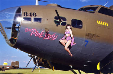 old film stock pink lady b17