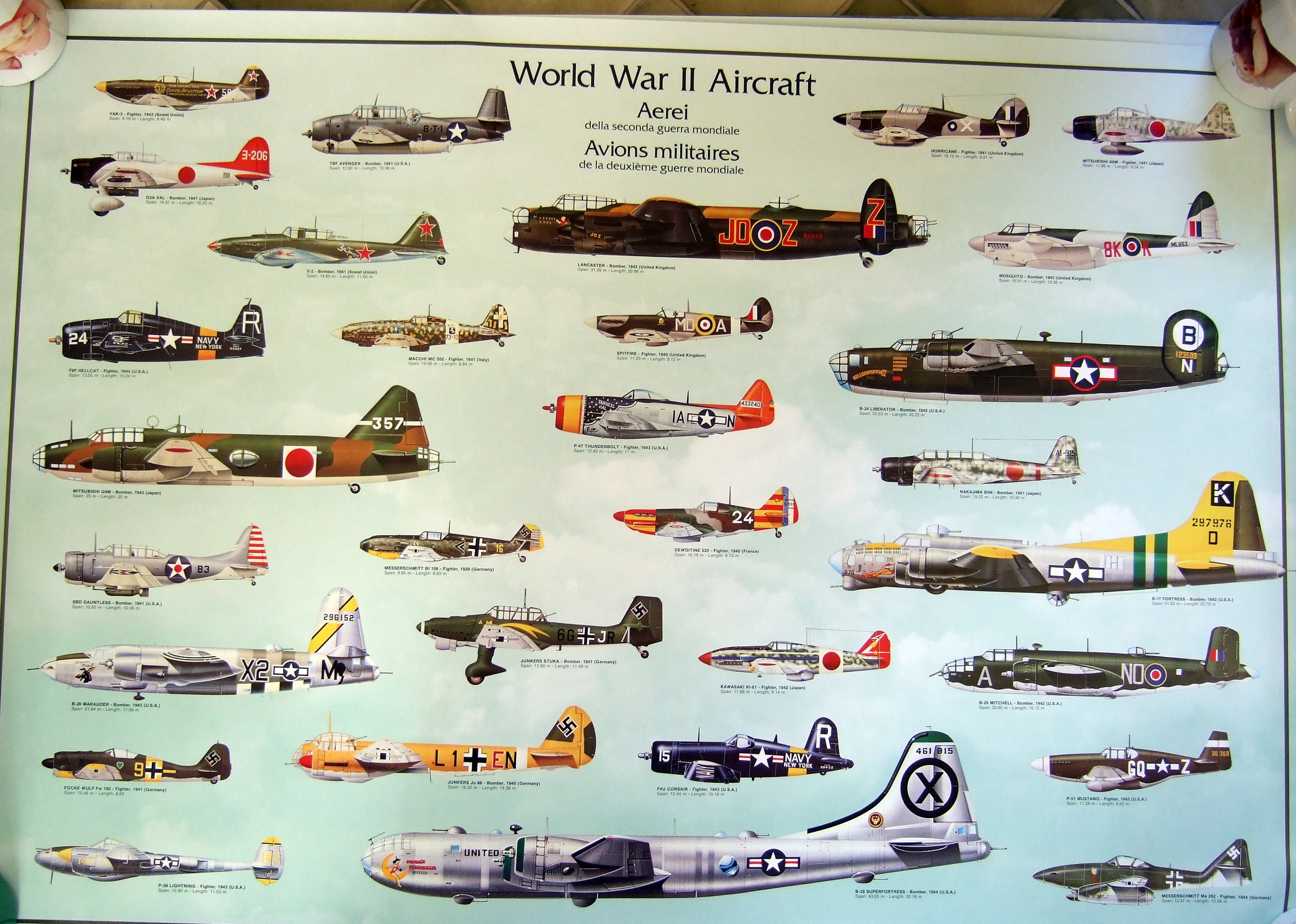 ww11 air craft poster