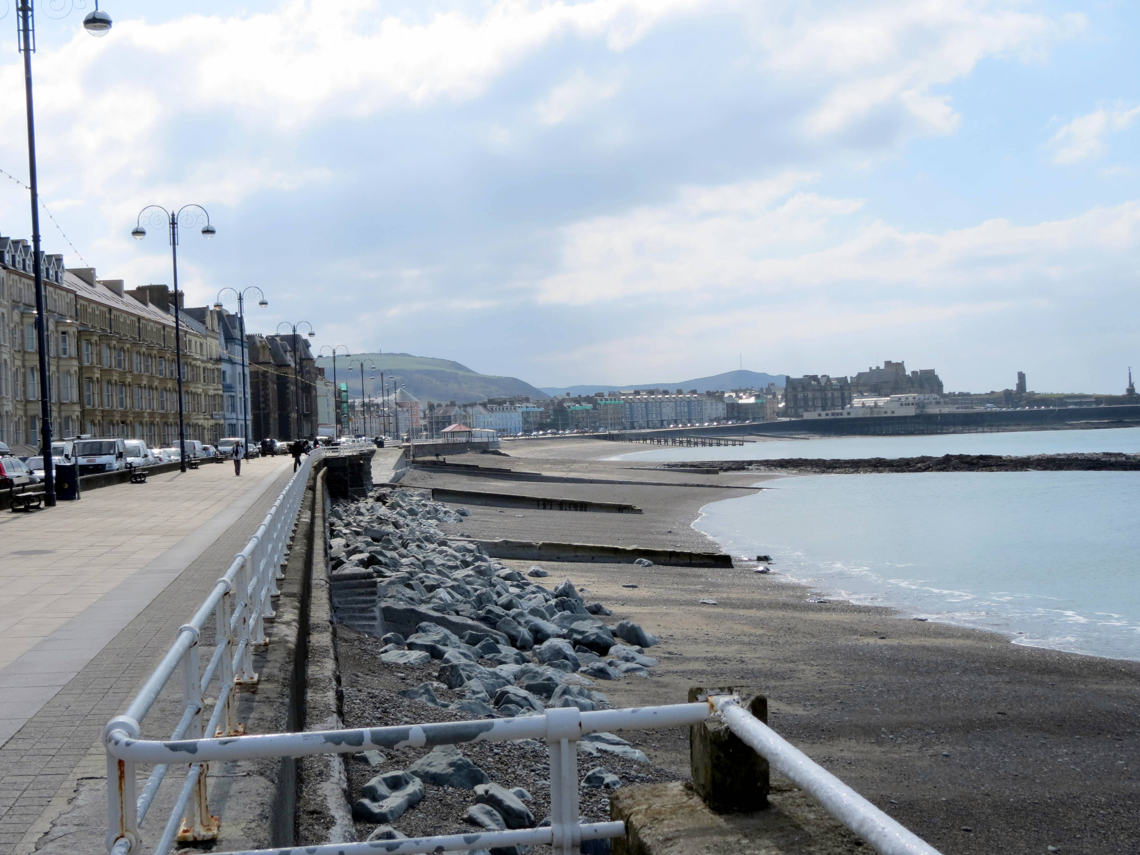 sea front  view mid wales