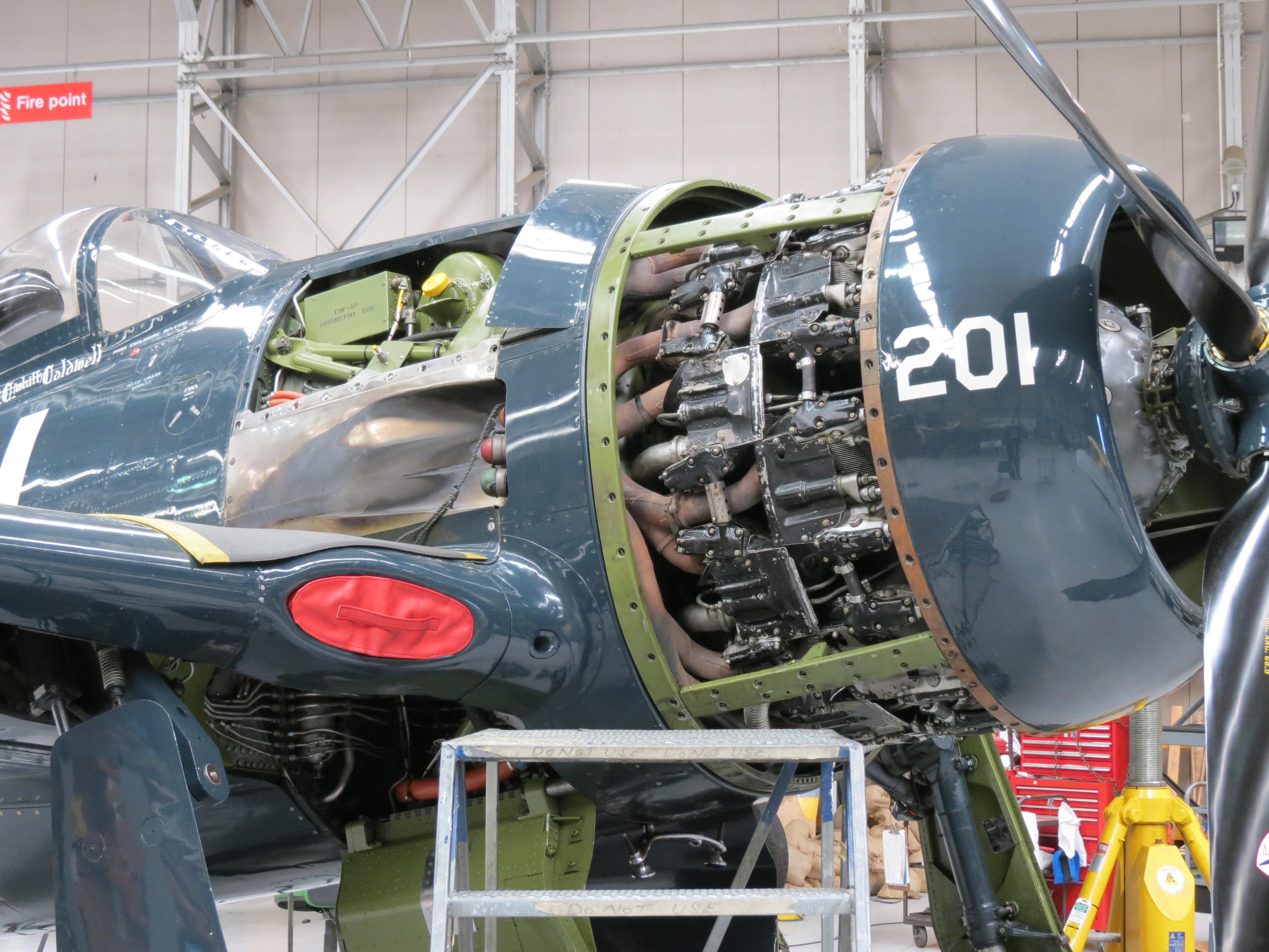 in the hanger shot ,duxford