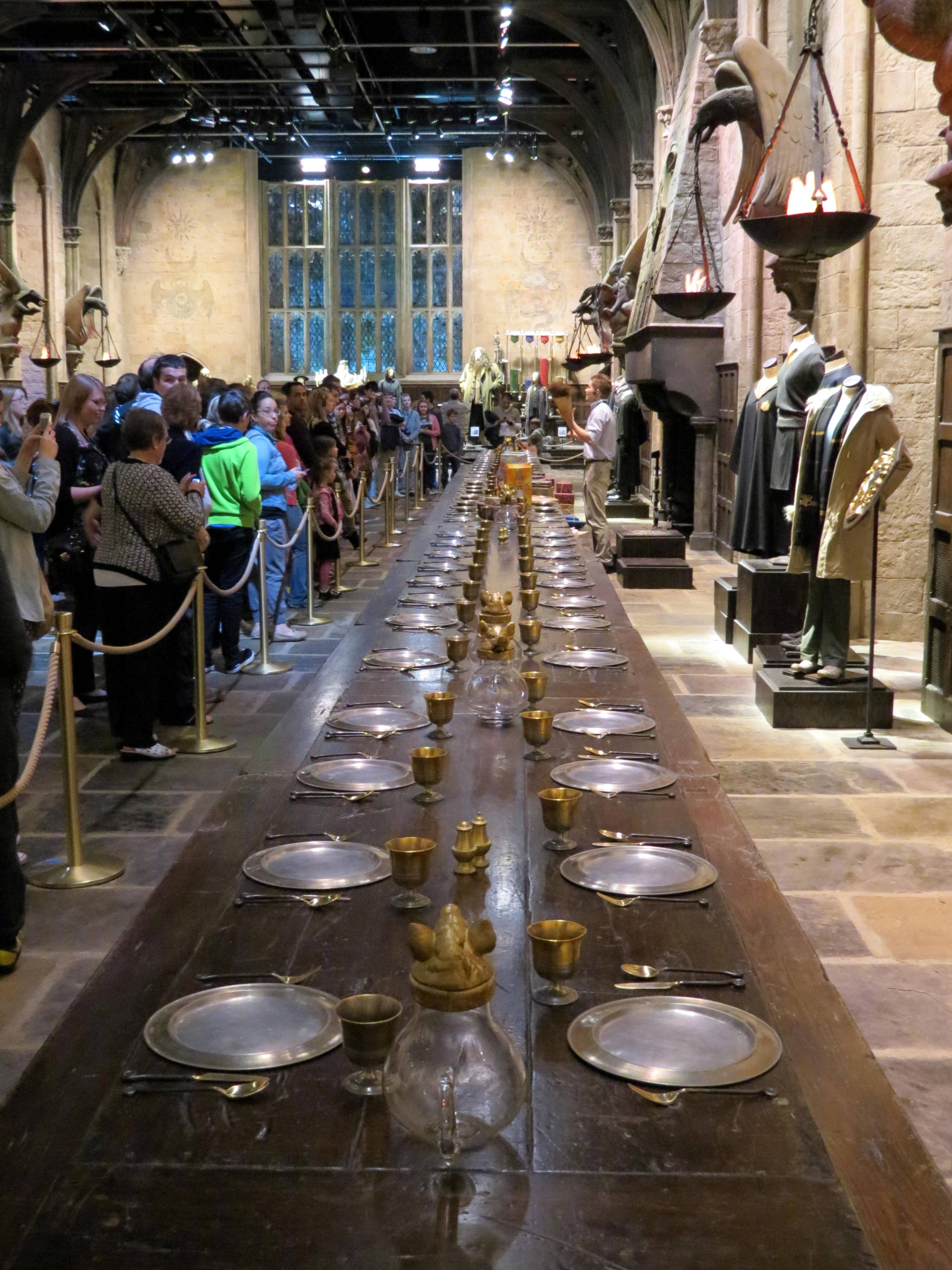 HARRY POTTER studio sets tour ,hogwarts castle