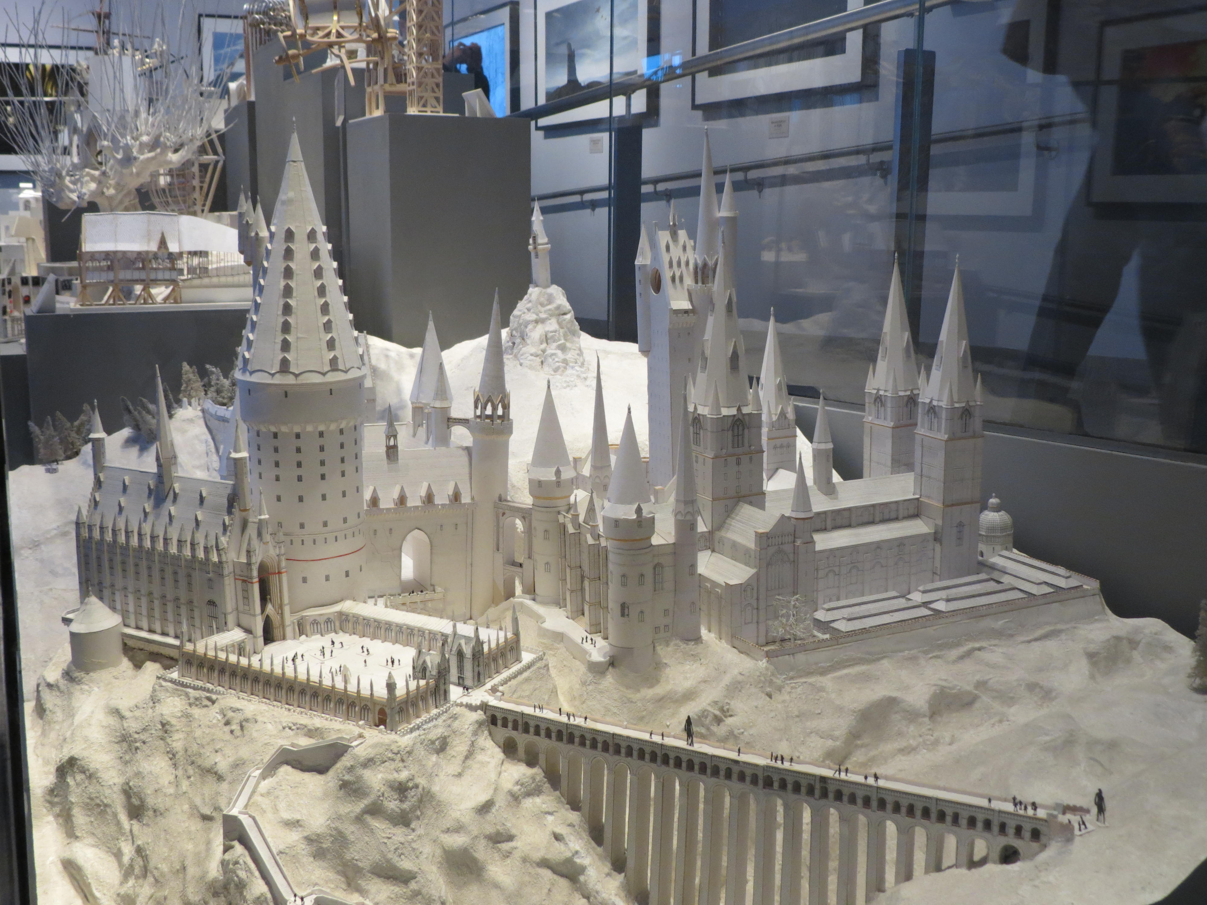 HARRY POTTER studio sets tour,white card model