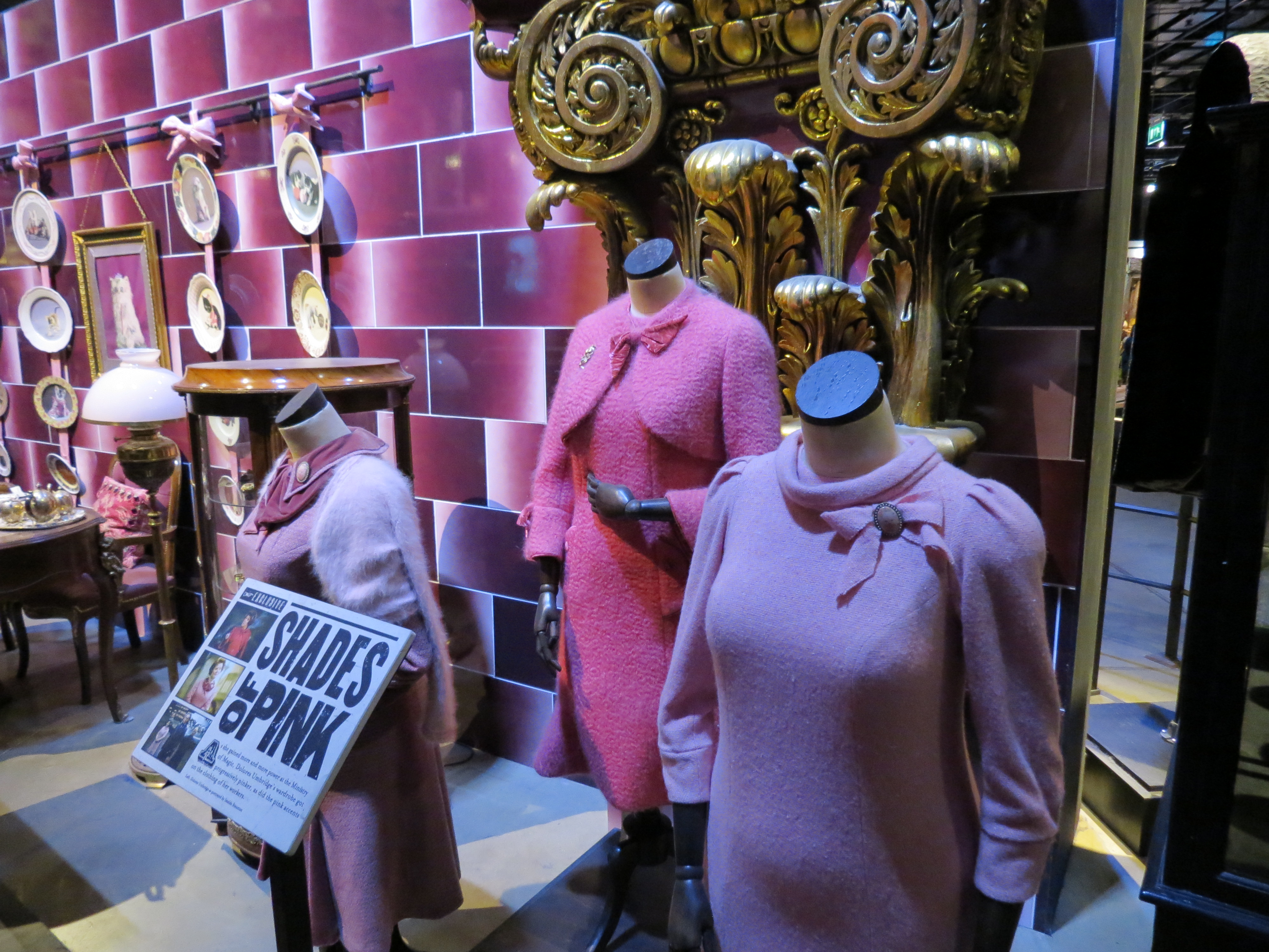 Dolores Umbridge's ministry of magic office .pink