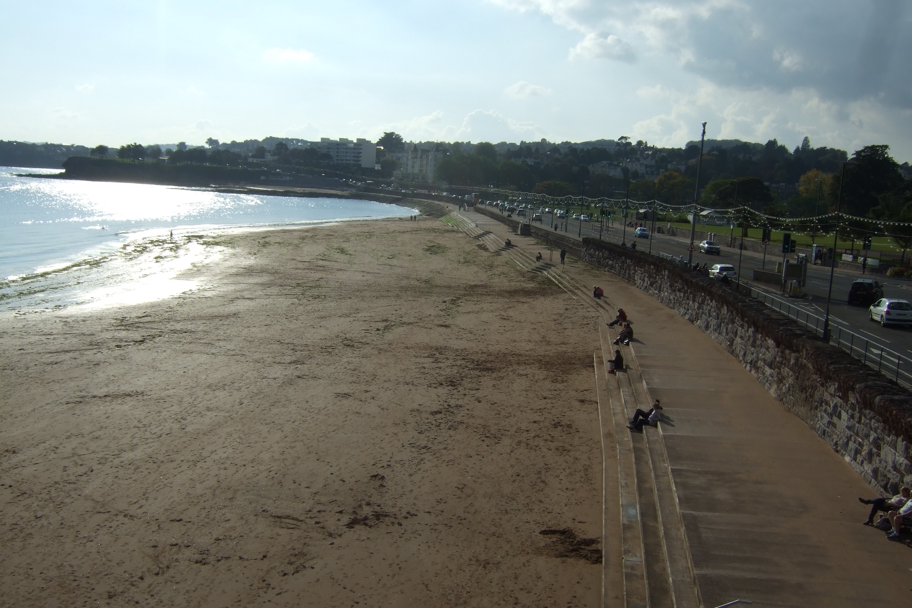 beach sea front torquay