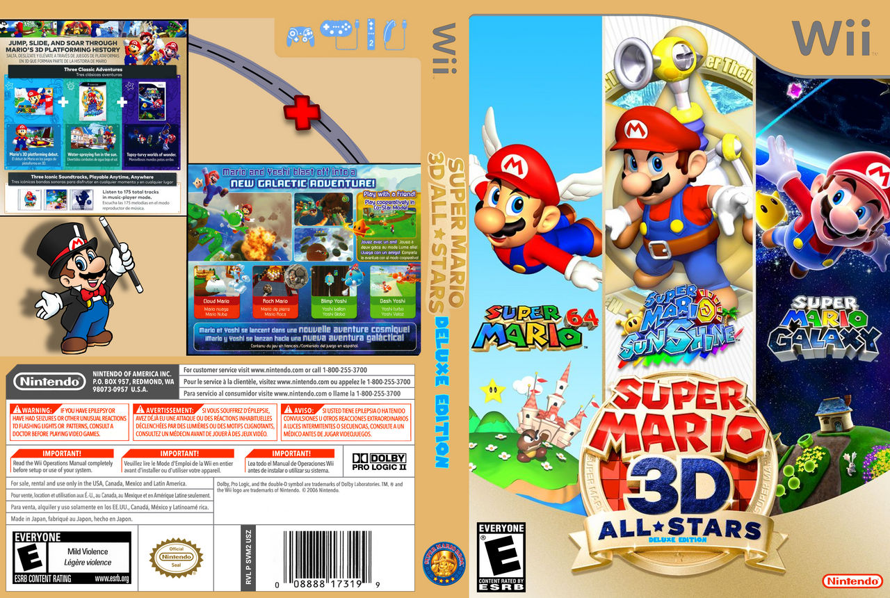 Super Mario 3D All-Stars: Deluxe Edition (Cover) by RinoRex2005 on  DeviantArt