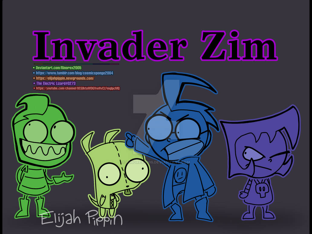 Invader Zim in the Making Fiends Art Style by RinoRex2005 on DeviantArt