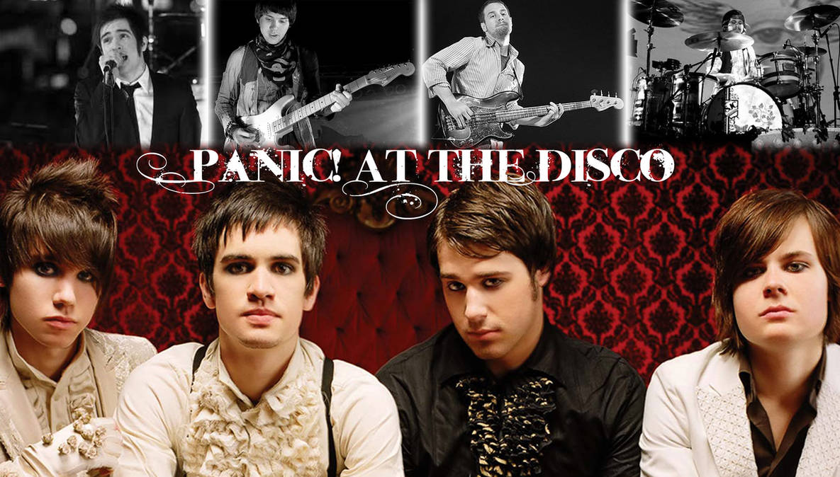God panic. Группа Panic! At the Disco. Паник Брендон. Panic at the Disco плакат. Panic at the Disco 2006.