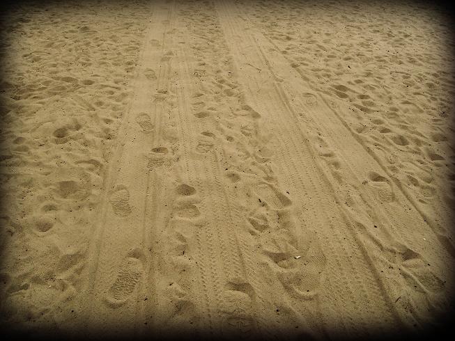 walk in sand