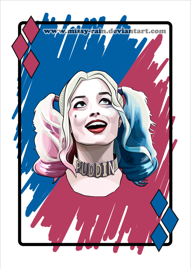 pics Harley Quinn Vector Image harley quinn margot robbie vector portrait by missy rain on deviantart