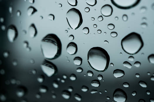 Droplets on the car window