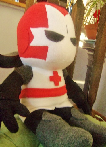 Castle Crashers Pelter pet plush by SlaveRain on DeviantArt