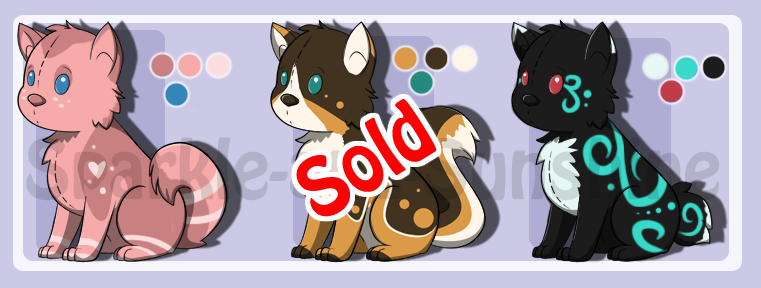 Colorful Pups Adopts 2: OPEN