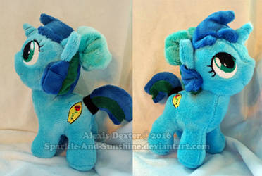 Custom Pony Plush - Ocean Rose