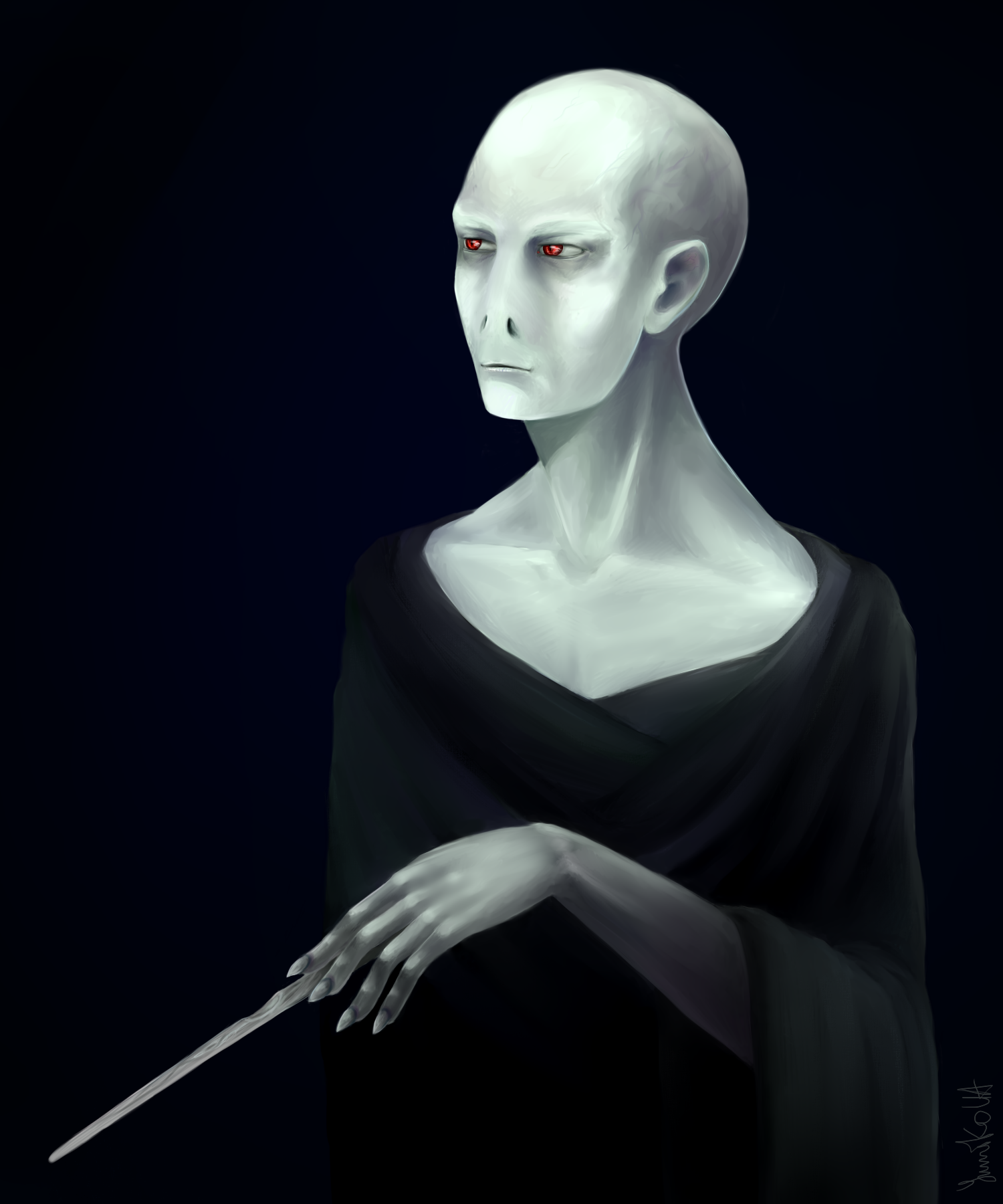 Lord Voldemort férfi rövid ujjú póló - Artpaer Shop