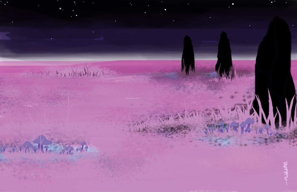 Deviantart Alien Background Alien Landscape by VoidChrysalis on DeviantArt