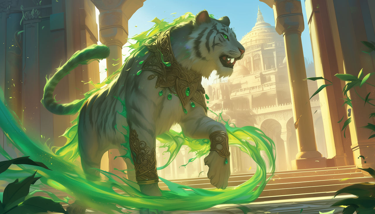 Magic Tigr Tiger Magic by MoonlightSilk on DeviantArt