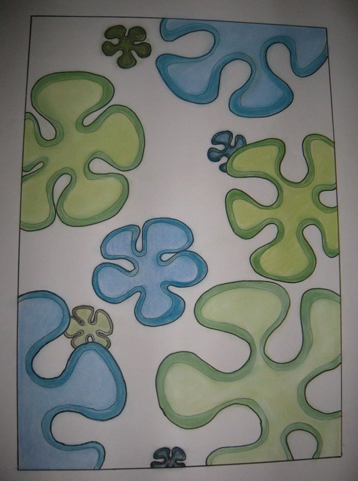 Organic Shapes Drawing