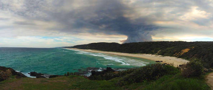 Storm cell on the approach