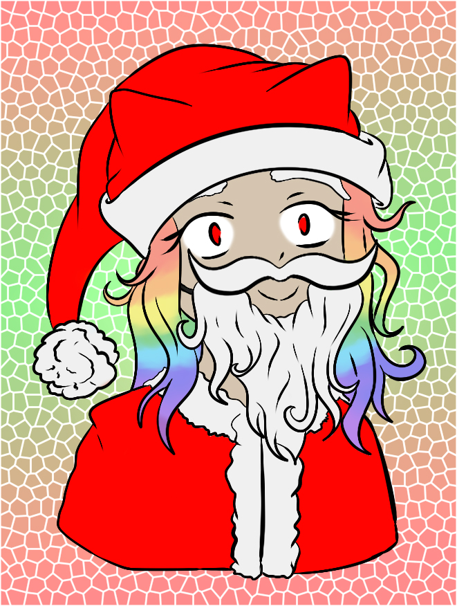 Distorted Santa Fake Santa by TheLovelyMiss on DeviantArt