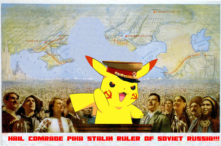 HAIL COMRAD PIKA STALIN RULER OF SOVIET RUSSIA by Jake2032 on DeviantArt