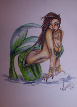 Drawing of Mermaid