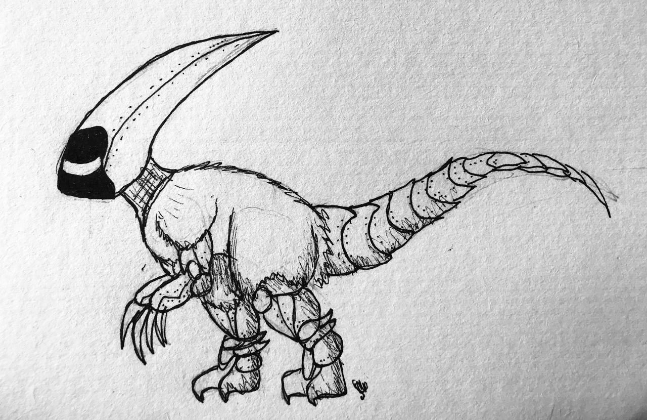 Kris The Cyborg Raptor by SAMMYJAMSAM on DeviantArt