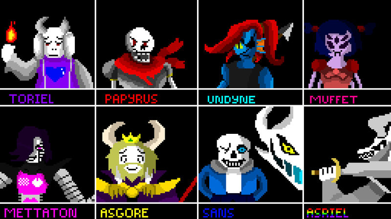 Undertale Bosses by PhantomLynx123 on DeviantArt