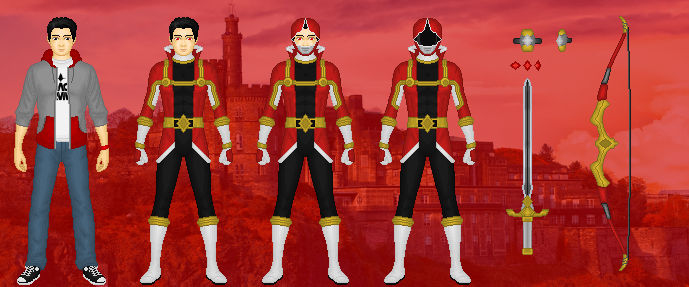 Menny Dunne - Red Shadow Knight Ranger by HitTheRabbit14 on DeviantArt