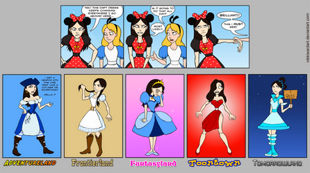 Alice vs. ALICE - A Dress for All Locations by NikkiWardArt