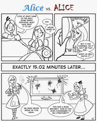 Alice vs. ALICE: Twitlight