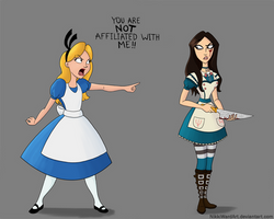 Alice vs. ALICE Re-Color