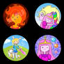 New Adventure Time Buttons