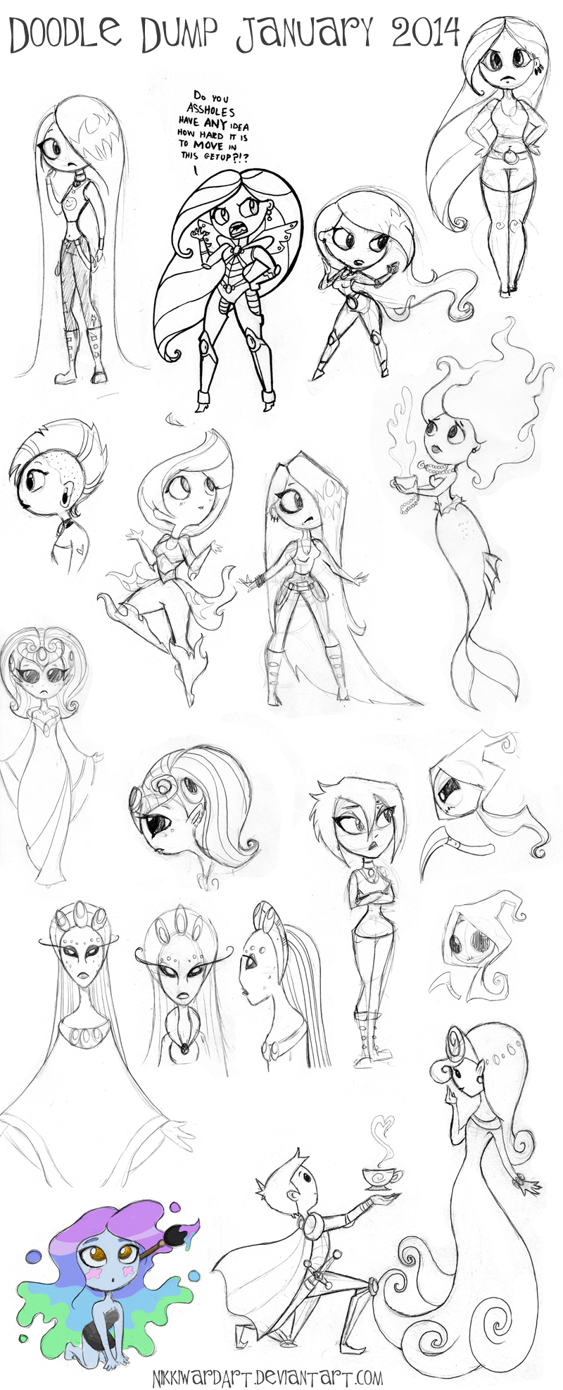 Doodle Dump January 2014