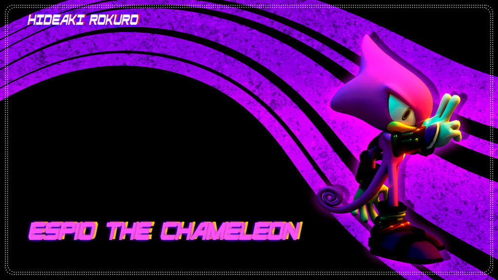 Espio the chameleon wallpaper