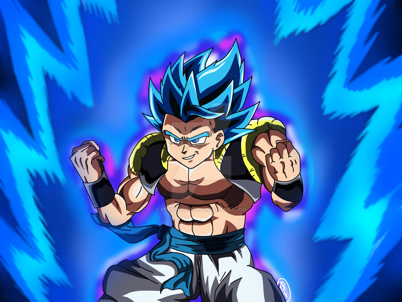 SSB Gogeta by rpEnderMare on DeviantArt
