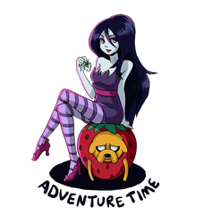 Marceline y Jake Render